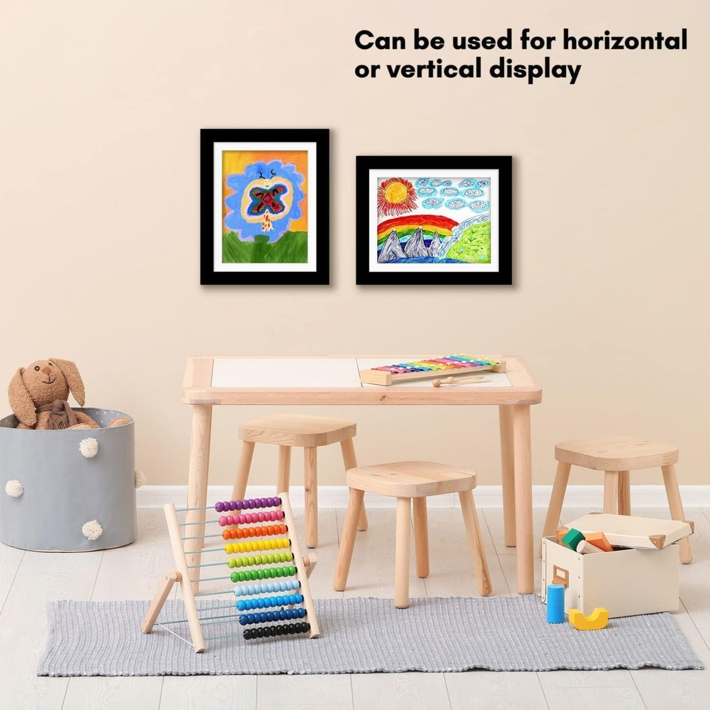 Colorful Kids Art Magnetic Picture Frame