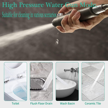 Luxury Spa Shower Head with Detachable Handle