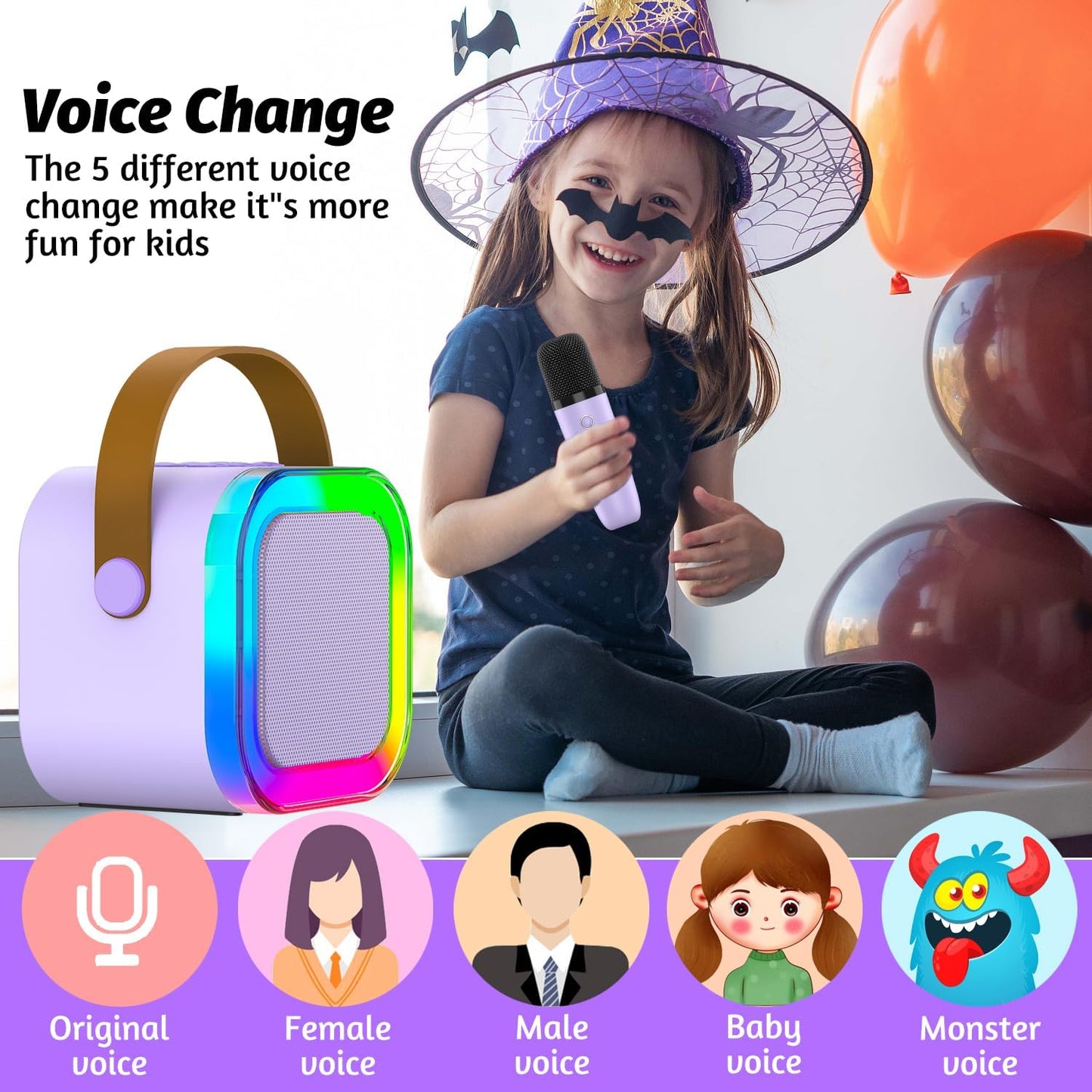 Portable Home Karaoke Bluetooth Speaker System