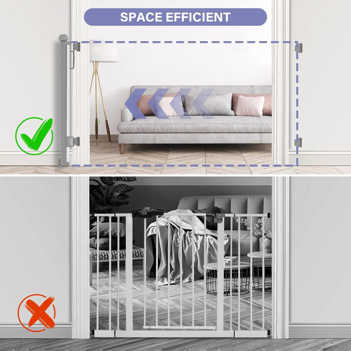 SafeStep Extra Wide Baby Pet Gate