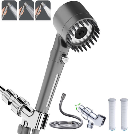 Luxury Spa Shower Head with Detachable Handle - Yeezlab