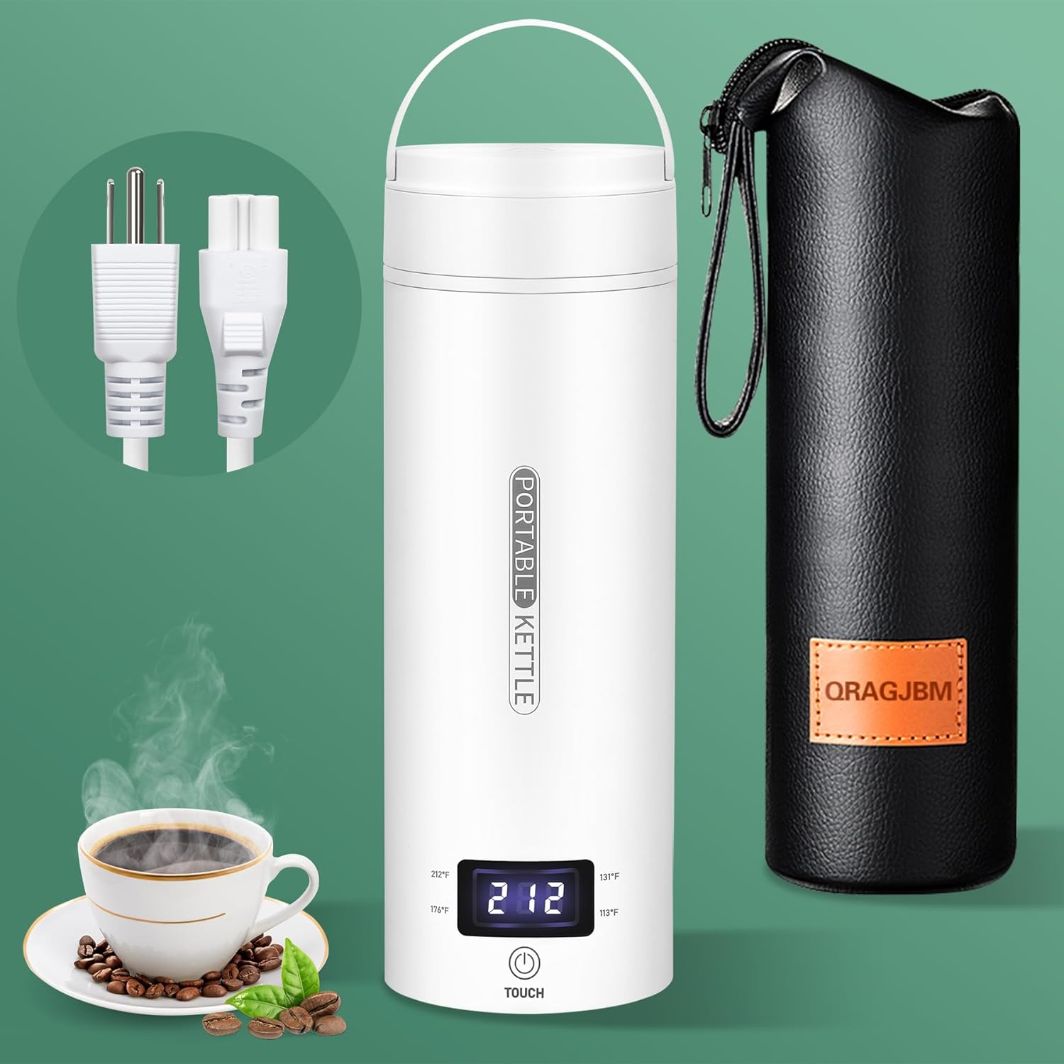 Compact Travel Electric Kettle with LCD Display - Yeezlab