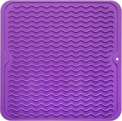 Durable Silicone Kitchen Mat, Heat Resistant & Easy Clean