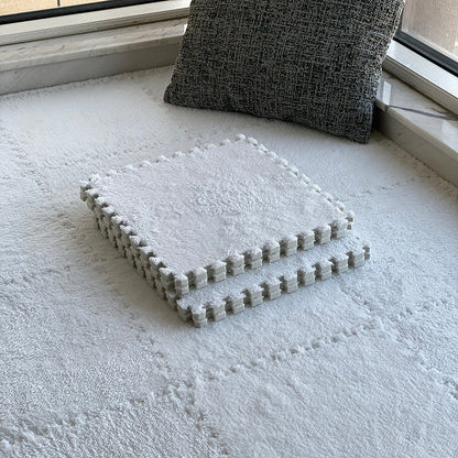 Easy Install Carpet Tiles Square Loop Pile Bedroom Flooring
