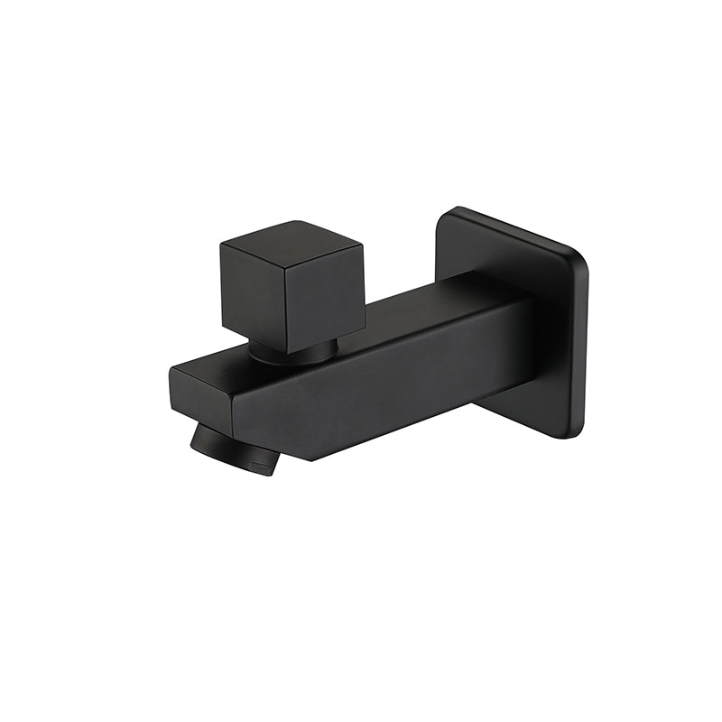 Modern Wall Mount Bathroom Faucet Cross Handle
