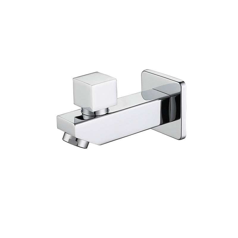 Modern Wall Mount Bathroom Faucet Cross Handle