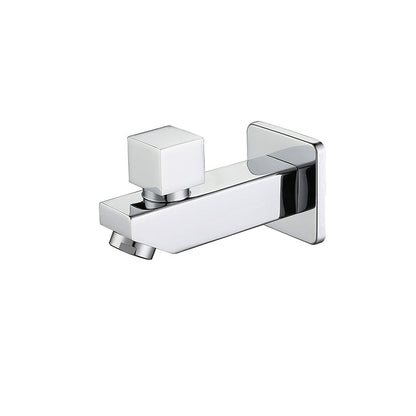 Modern Wall Mount Bathroom Faucet Cross Handle