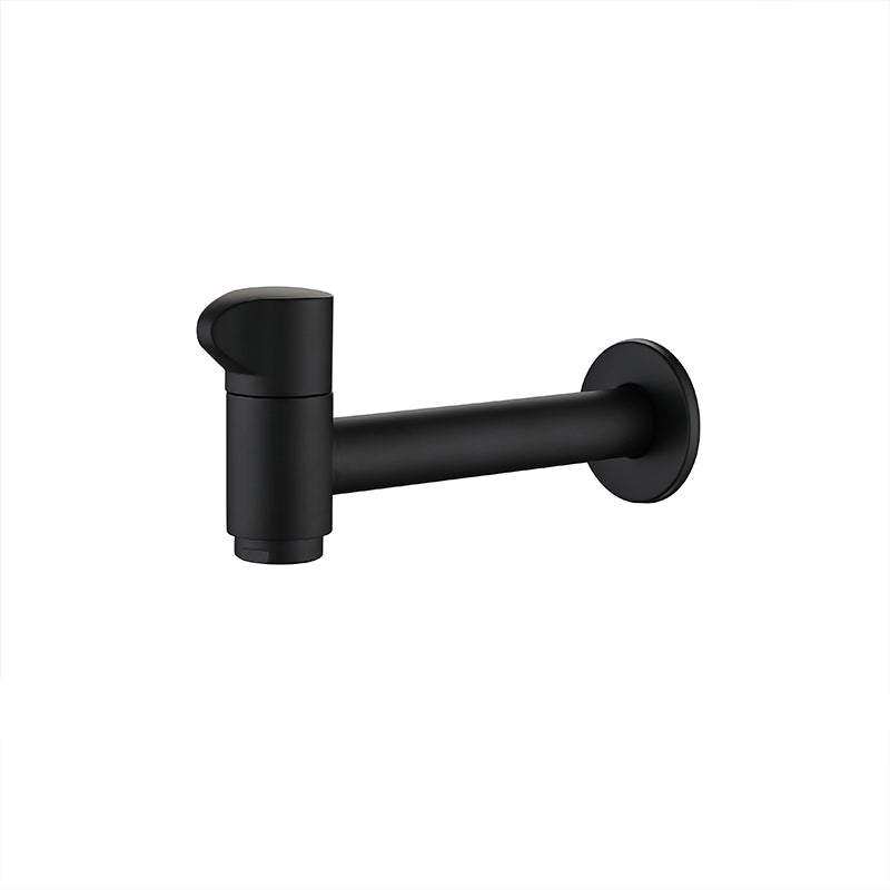 Modern Wall Mount Bathroom Faucet Cross Handle