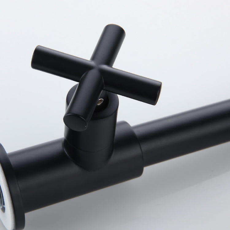 Modern Wall Mount Bathroom Faucet Cross Handle