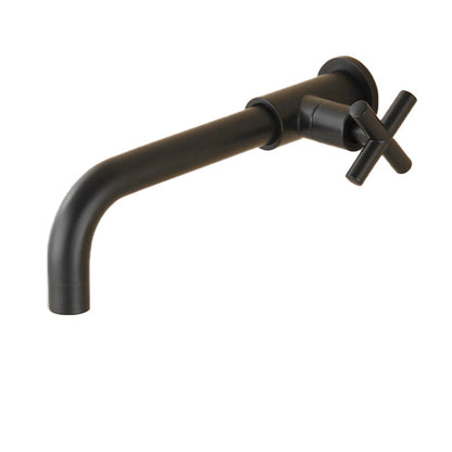 Modern Wall Mount Bathroom Faucet Cross Handle
