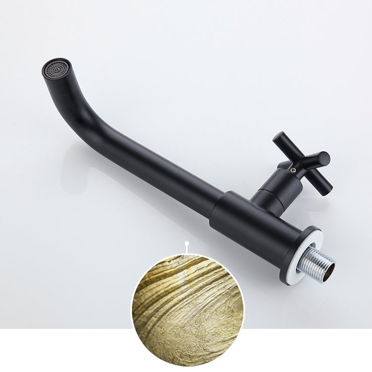 Modern Wall Mount Bathroom Faucet Cross Handle