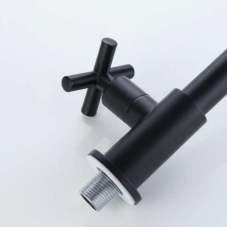 Modern Wall Mount Bathroom Faucet Cross Handle