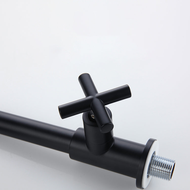 Modern Wall Mount Bathroom Faucet Cross Handle