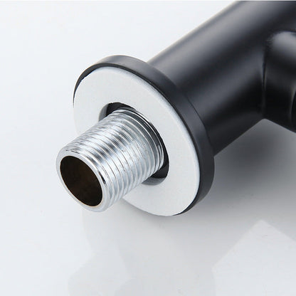 Modern Wall Mount Bathroom Faucet Cross Handle
