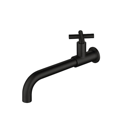 Modern Wall Mount Bathroom Faucet Cross Handle