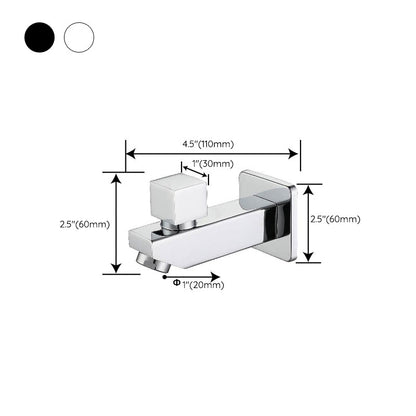 Modern Wall Mount Bathroom Faucet Cross Handle