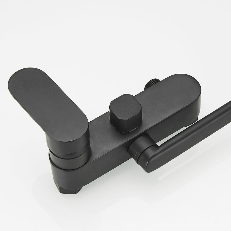 Modern Chrome Bathtub Faucet Handle