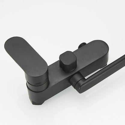 Modern Chrome Bathtub Faucet Handle