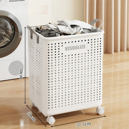 Compact Folding Laundry Storage Basket