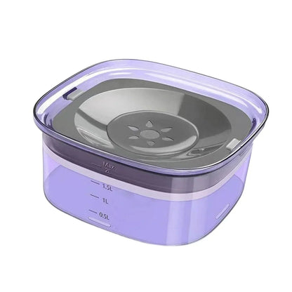 Spill Proof Pet Water Bowl for Dogs and Cats