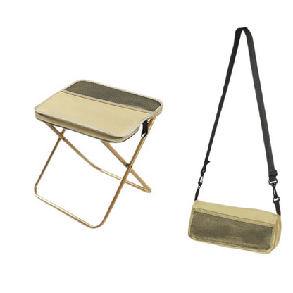 Compact Folding Hiking Backpack Stool