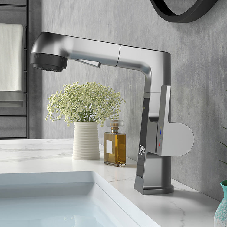 Stylish Kitchen Sink Faucet Pull Down Brass Bathroom Faucet