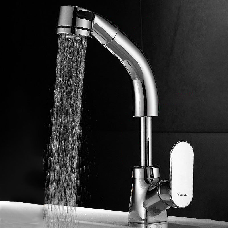 Stylish Kitchen Sink Faucet Pull Down Brass Bathroom Faucet - Yeezlab