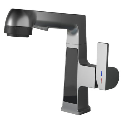Stylish Kitchen Sink Faucet Pull Down Brass Bathroom Faucet