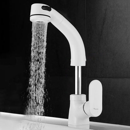 Stylish Kitchen Sink Faucet Pull Down Brass Bathroom Faucet