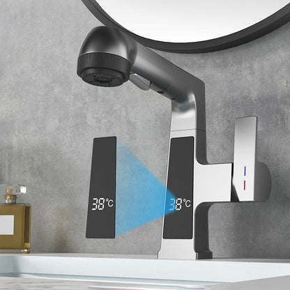 Stylish Kitchen Sink Faucet Pull Down Brass Bathroom Faucet