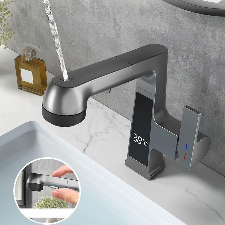 Stylish Kitchen Sink Faucet Pull Down Brass Bathroom Faucet