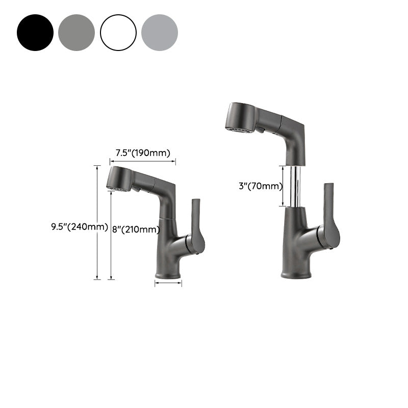 Stylish Kitchen Sink Faucet Pull Down Brass Bathroom Faucet
