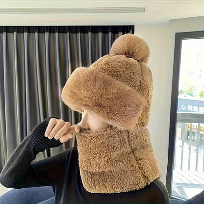 Soft Fleece Beanie and Scarf Set