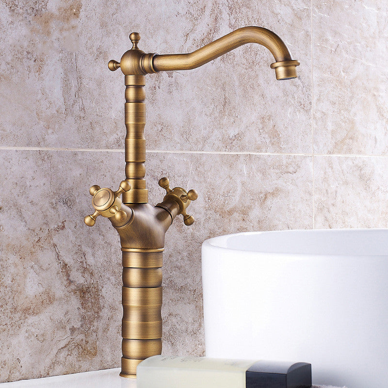 Modern Cross Handle Sink Faucet for Bathtub