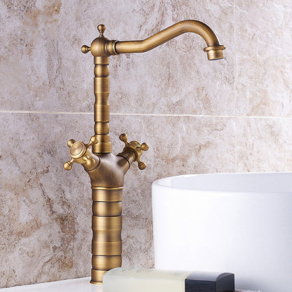 Modern Cross Handle Sink Faucet for Bathtub