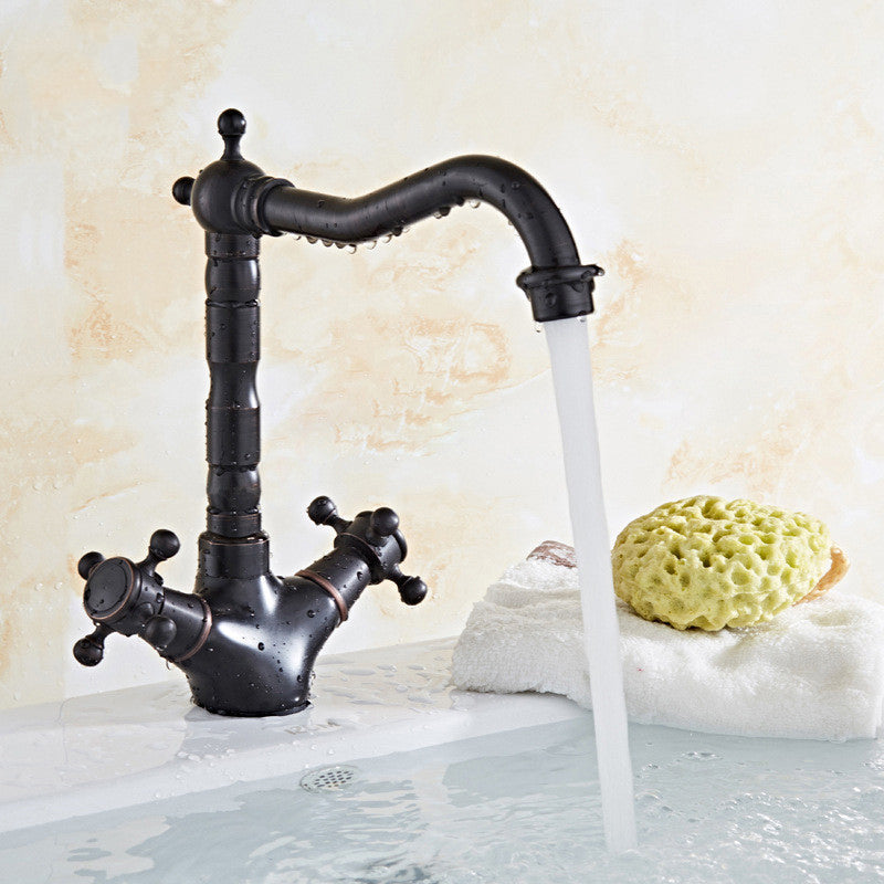 Modern Cross Handle Sink Faucet for Bathtub