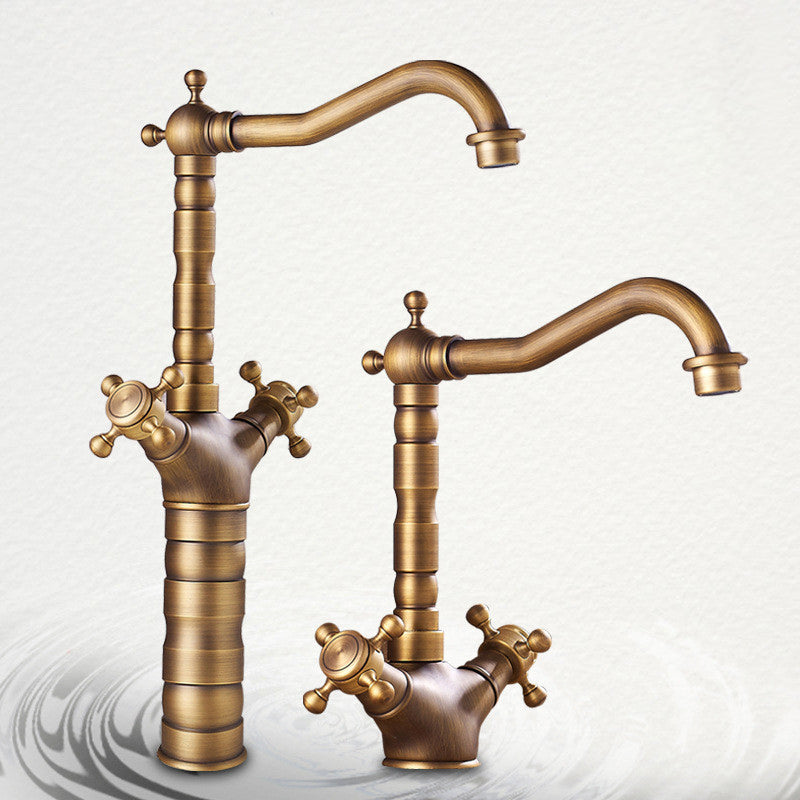 Modern Cross Handle Sink Faucet for Bathtub