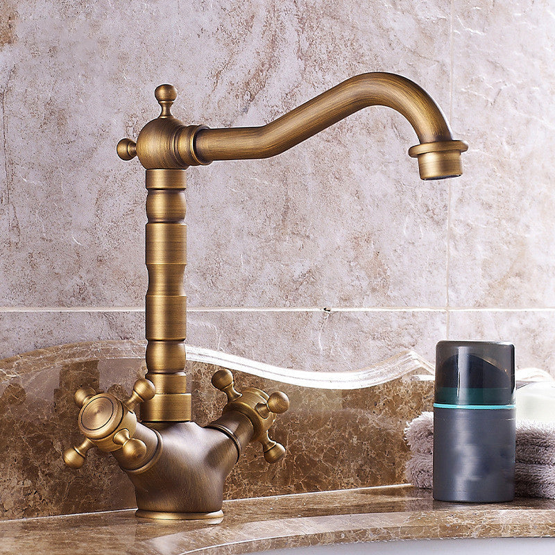 Modern Cross Handle Sink Faucet for Bathtub - Yeezlab