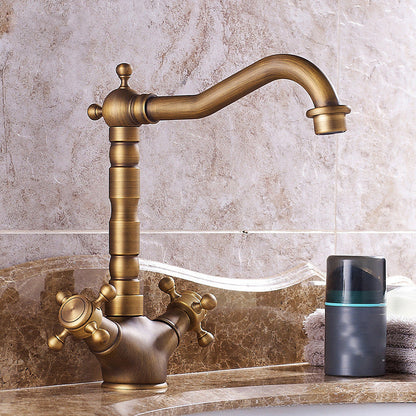 Modern Cross Handle Sink Faucet for Bathtub