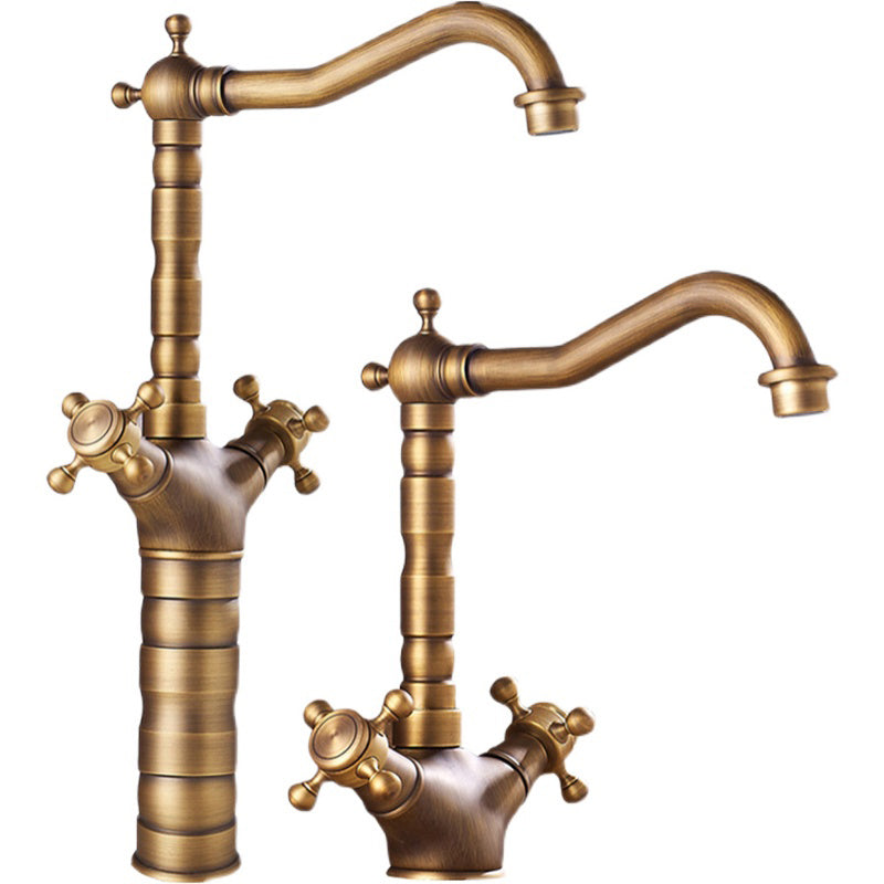 Modern Cross Handle Sink Faucet for Bathtub