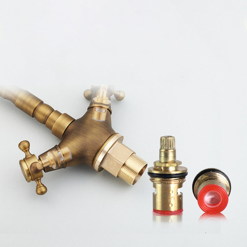 Modern Cross Handle Sink Faucet for Bathtub