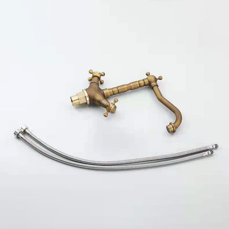 Modern Cross Handle Sink Faucet for Bathtub