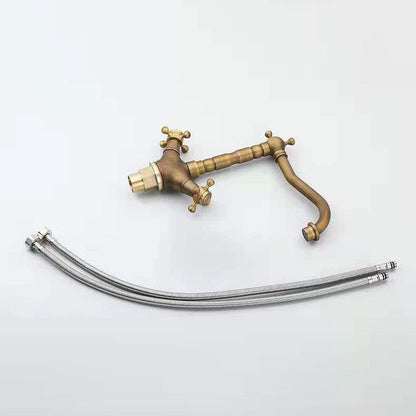 Modern Cross Handle Sink Faucet for Bathtub