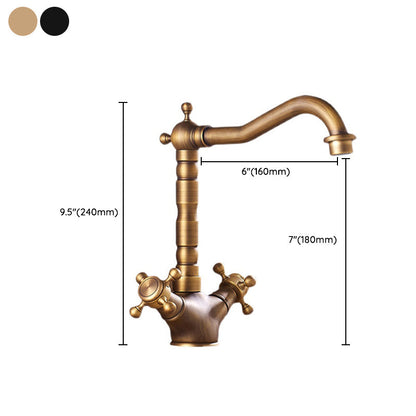 Modern Cross Handle Sink Faucet for Bathtub