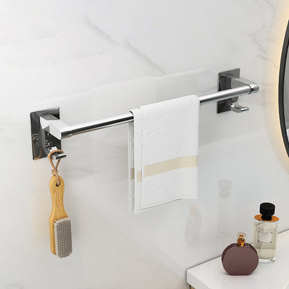 Sleek Chrome Bathroom Shelf Stainless Steel Accessory Set - Yeezlab