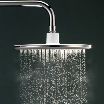 Luxurious Chrome Round Shower Head Set for Bathroom