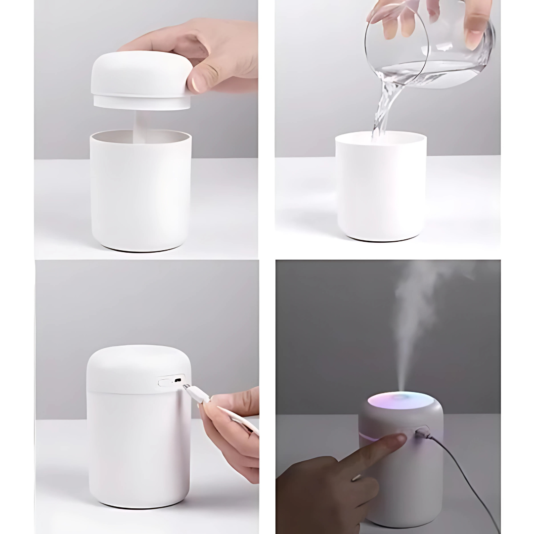 Compact Air Purifier with Cool Mist and Aroma
