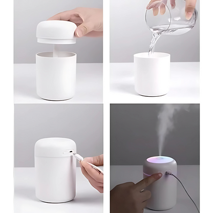 Compact Air Purifier with Cool Mist and Aroma