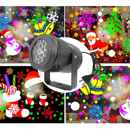 Colorful Outdoor Christmas LED Projector Light Display