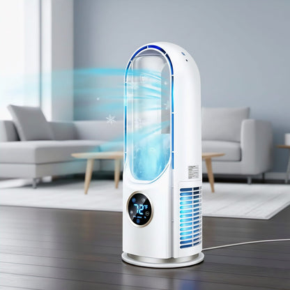 Portable Blade-Free Silent Air Cooler